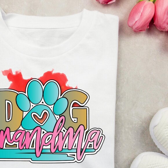 Dog Grandma Squad T-Shirt, Cute Gift For Grandma, Dog Lover Tees - Picture 3 of 5